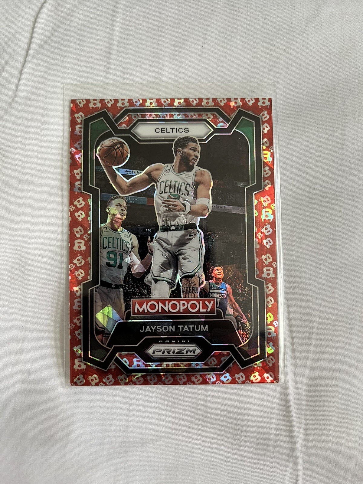 2023-24 Panini Prizm Monopoly - Free Parking Prizm #7 Jayson Tatum