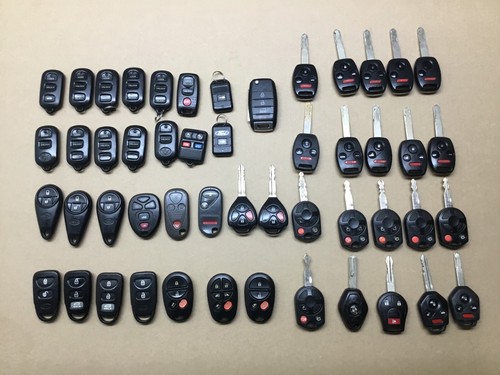 50 KEY FOB LOT - USED - KEYLESS ENTRY - WHOLESALE / LOCKSMITH SPECIAL - Picture 2 of 7