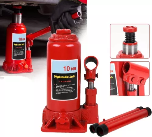 10 Ton Heavy Duty Professional Bottle Jack Hydraulic Lifting Truck Car Van Boat - Picture 5 of 17