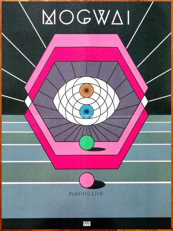 MOGWAI Rave Tapes Ltd Ed New HUGE Rare Tour Poster  Indie Rock Punk Poster