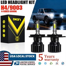 For 1997-2004 Toyota Tacoma Super Bright White LED Headlight Hi/Low Beam Bulbs