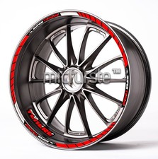 Bandes autocollantes de jante autocollant de roue de moto bleu Yamaha Super...