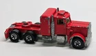 Vintage Hot Wheels Steering Rigs Peterbilt Semi Diecast 1980 Red Hong Kong