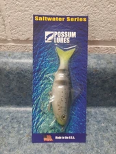 Possum Lures Saltwater Series Soft Bodied Sinking Crankbait Segmented Swimbait