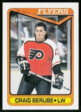 1990-91 O-Pee-Chee Craig Berube #448 RC Rookie Philadelphia Flyers