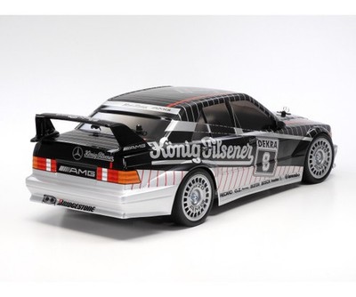 Tamiya 300047525 1:10 RC Mercedes M-B 190E Evo II Kö-Pi. Lackiert TT-02 - Set