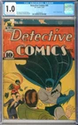 Detective Comics #46 Unrestored Golden Age Batman Vintage DC Comic 1940 CGC 1.0