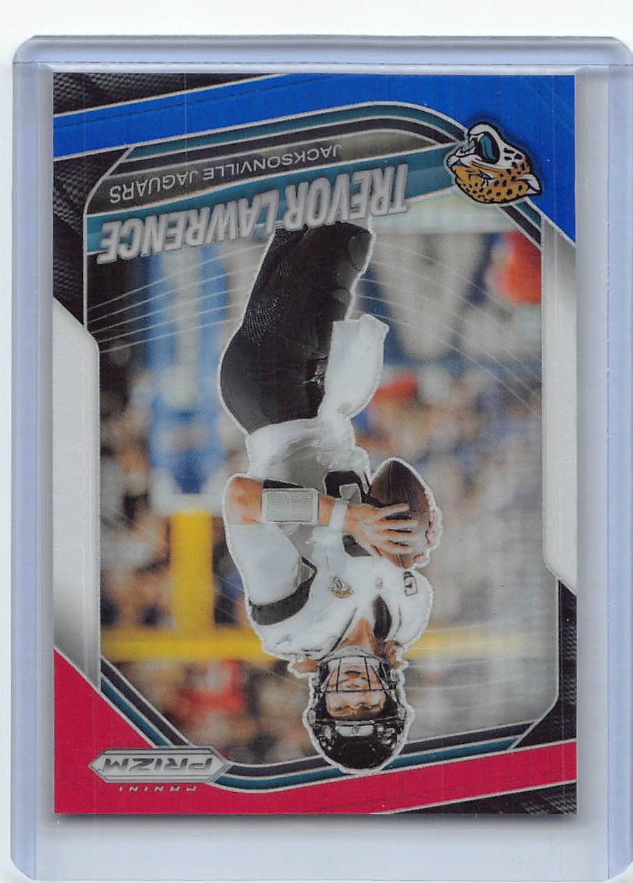 2025 Panini Prizm #238 Trevor Lawrence Red White and Blue