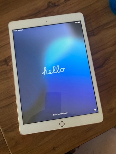 iPad A2428 128GB (Cellular) Gold *AS-IS* READ for Parts/Repair Good Cond.