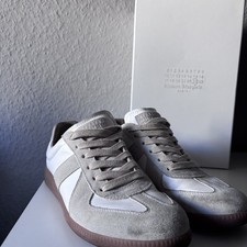 Sneakers Maison Margiela replica bicolore bianco beige EU 44 US 10