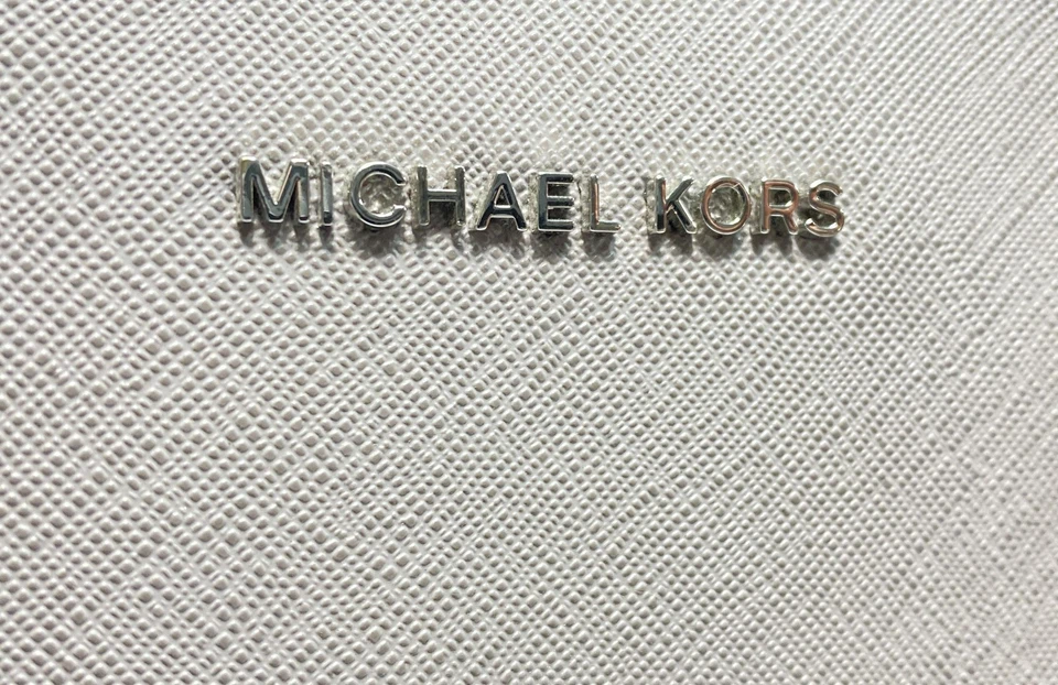 Bolso Michael Kors para mujer de cuero gris con asa superior mediano Foto 4 de 4