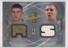 2001 Inspirations 21/1100 Andrei Kirilenko Dirk Nowitzki #132 Rookie RC HOF 2d0