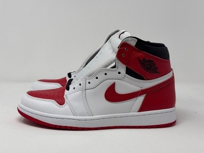 Size 10 - Air Jordan 1 Retro OG High Heritage (555088-161) Men's Sneakers Red