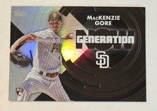 MacKENZIE GORE RC 2022 Topps Update Series - Generation Now #GN-89 Padres