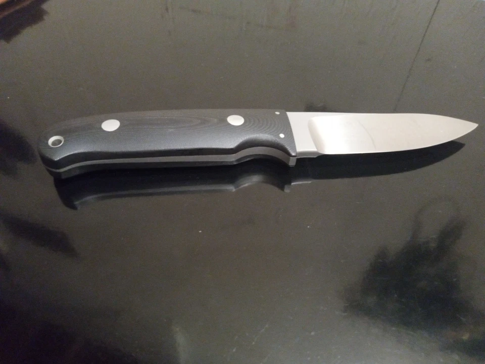 GOERTZ, Paul S. Custom HandMade 8.75'' EDC Knife w/4'' satin ATS-34 Blade. Rare! - Image 4 of 4