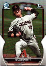 2023 Bowman Draft #BDC-57 Grayson Hitt Chrome Refractor