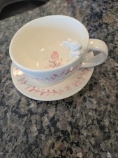  Threshold-5.63 fl oz  Bunny Tea Cup with Saucer New 2026