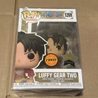 Funko Pop! One Piece Luffy Gear Two 1269 CHASE Fundom Exclusive + Protector NEW