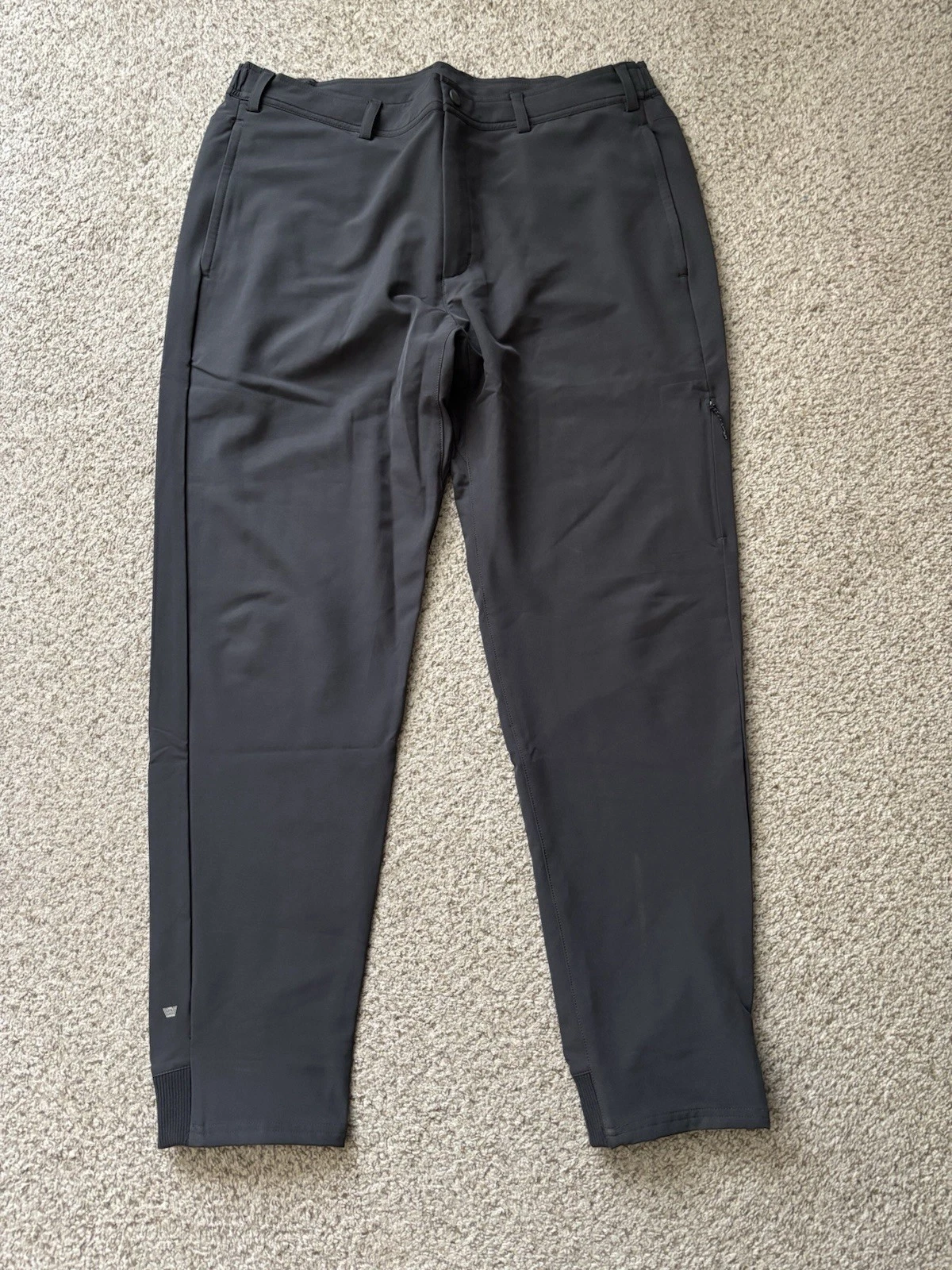 Mack Weldon Pants Mens Size XL (38x30) Gray Radius Flex Joggers Commute Casual