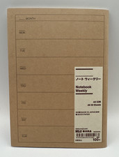 Muji A6 Weekly Notebook - Undated - approx 4.24x5.72" - 32 A6 Sheets
