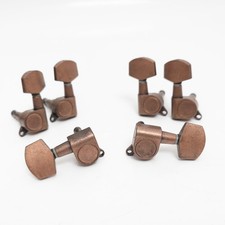 Premium Vintage Antique Copper Guitar Tuners Machine Heads Tuning Pegs 3L3R 6L