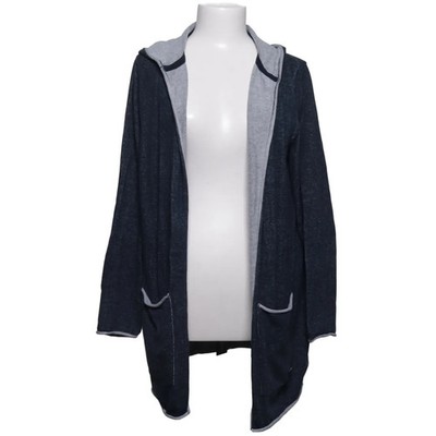 Multiblu, Strickjacke, Damen, Größe: 42, Blau/Grau, Baumwolle, Einfarbig #TcX