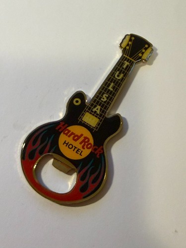Hard Rock Cafe HOTEL Tulsa bottle opener magnet