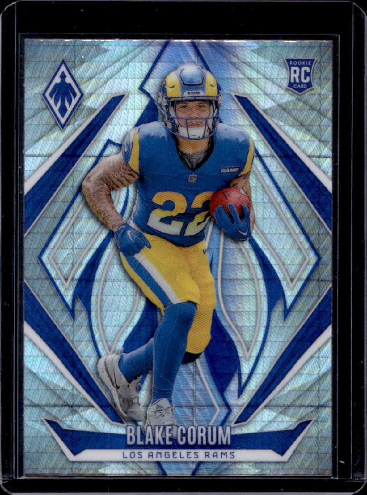 2024 Phoenix Blake Corum RC Hyper Rookie #158 Rams