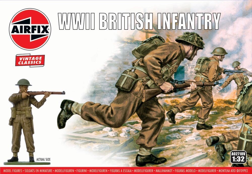 Airfix Toy Soldiers Boxed British Infantry 1/32 Scale WW2. - Image 12