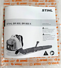 OEM NEW STIHL BR800 BR800X BACKPACK BLOWER OWNER INSTRUCTION MANUAL BOOK GUIDE