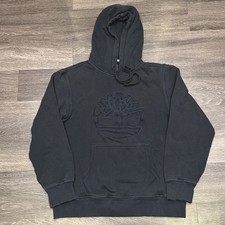 Timberland Hoodie Pullover Black Logo Outdoor Hiking Men  s Large