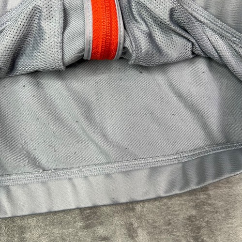 Veste Nike homme gris moyen bleu rester cool fermeture éclair complète échauffement survêtement top athlétique - Photo 8/13