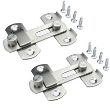 Flip Latch Lock,Heavy Duty Stainless Steel Bar Latch,Safety Door Bolt Latch Lock