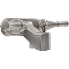 DF-SA110C-SN RV Tub, Shower Faucet Valve Diverter with Classical Handles Bru...