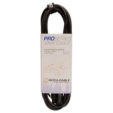 Accu-Cable 3-Pin DMX Pro Production Grade Cable, 25 ft