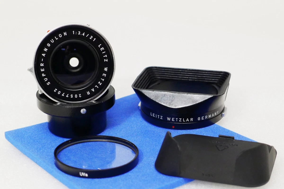 Leica SUPER-ANGULON-M 21mm Focal Camera Lenses f/3.4 Maximum