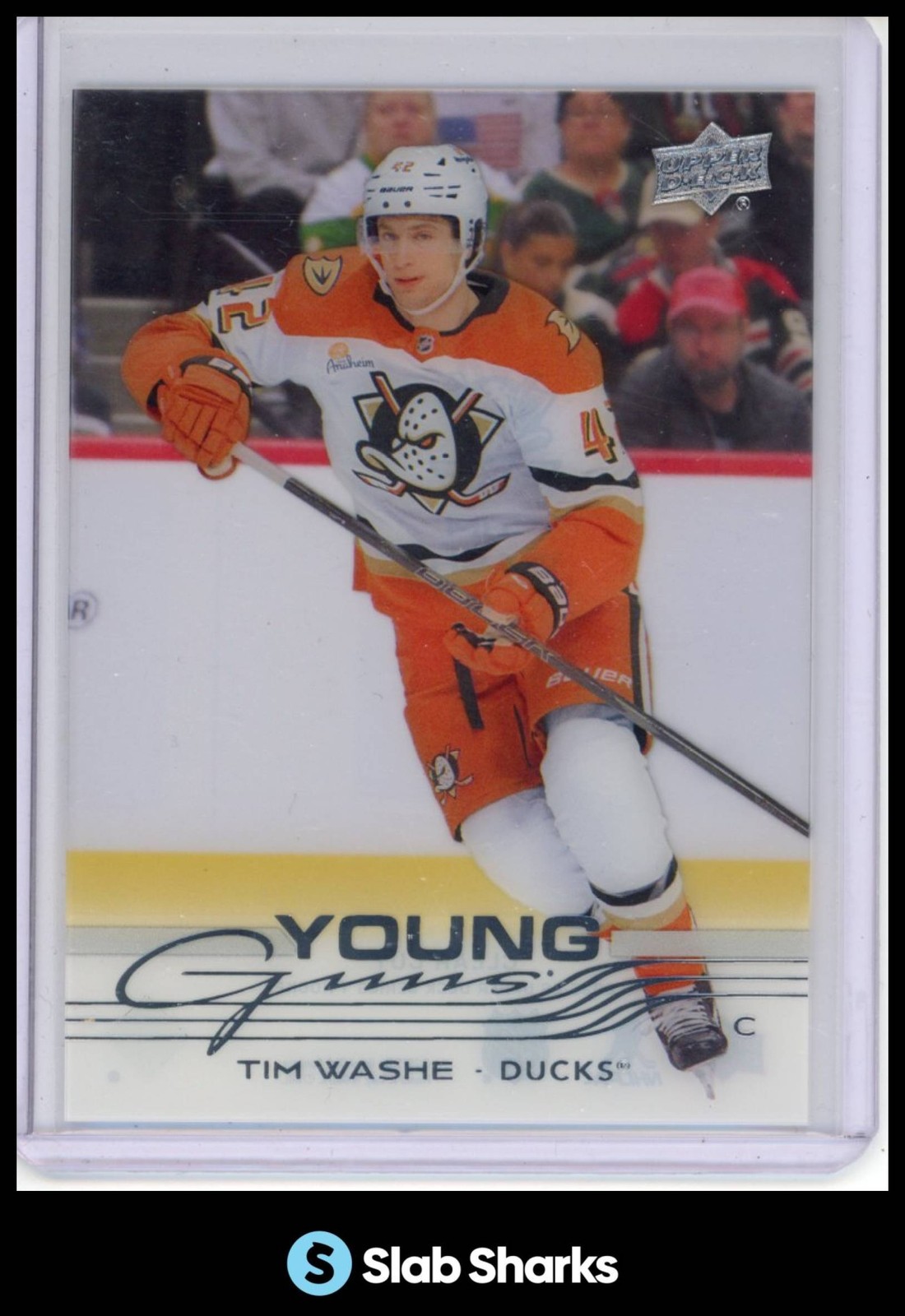 2025 UPPER DECK SERIES 1 #206 TIM WASHE CLEAR CUT YOUNG GUNS RC ROOKIE