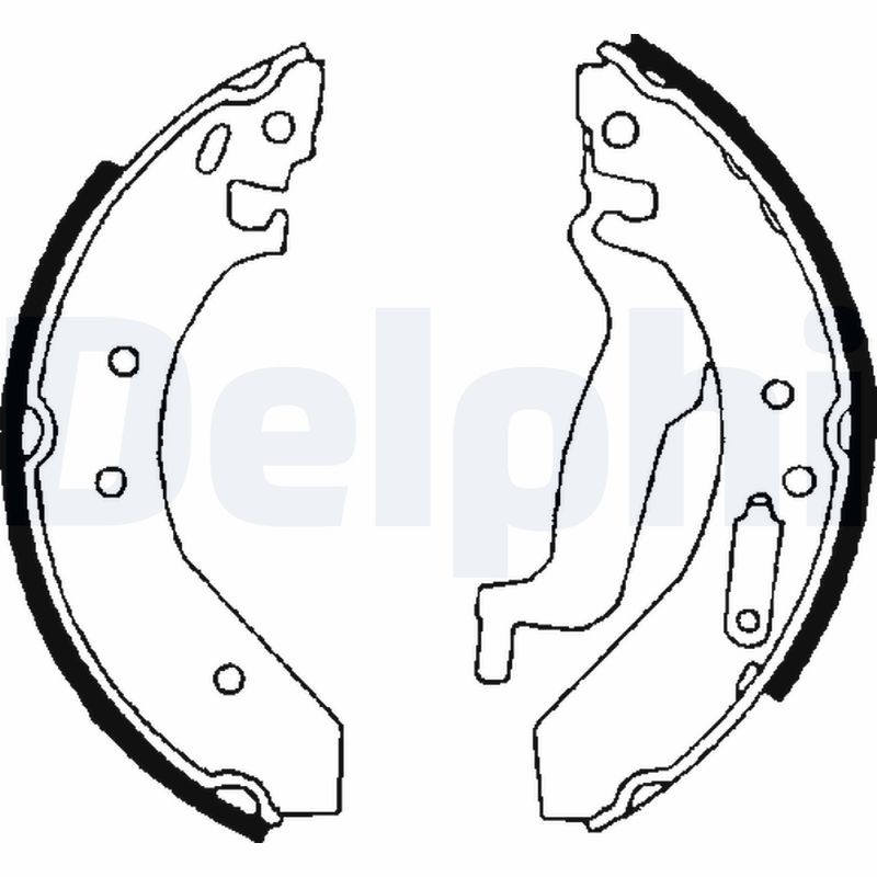 Bremsbacken LS1645 DELPHI für ROVER HONDA MG - Bild 6