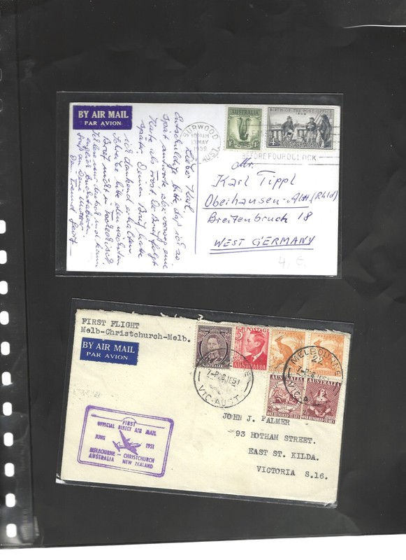 AUSTRALIA-COVERS-POST CARDS-LOT OF 4-F-VF-#101