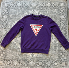 Vintage Guess Jeans USA Purple Crewneck Sweatshirt Size Medium/Large