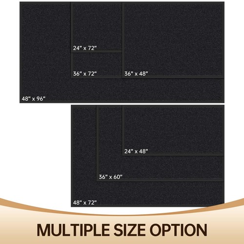 Front Door Mat Indoor Outdoor Entrance, 72'' x 36'' Inches Heavy Duty All-Sea... - Picture 4 of 9