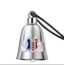 Dream Apparel Motorcycle Bell Crystal Skeleton Hands Good Luck Bell