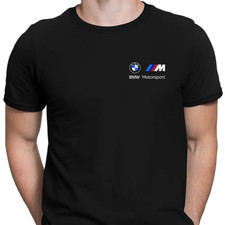 BMW M Motorsport Graphic Tee Black Shirt Automotive Racing Fan Gift Unisex