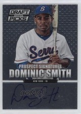 2013 Prizm Perennial Draft Picks Prospect Signatures Dominic Smith #11 Auto 0s55
