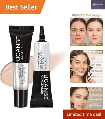 Long-Wear Waterproof Concealer 01 Light Ivory - Under Eye Brightener & Corrector
