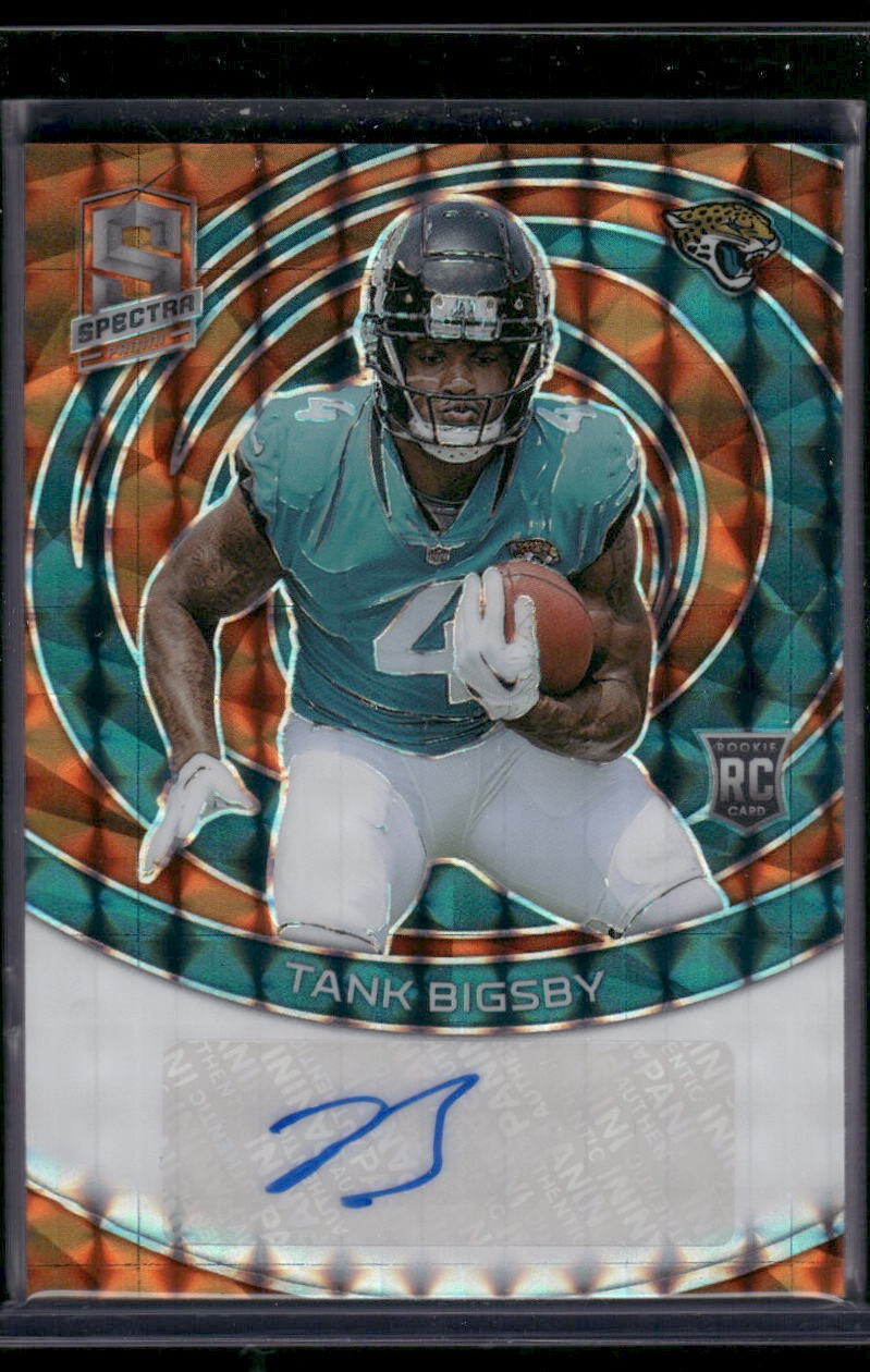 Tank Bigsby Panini Spectra Rookie Autographs #RAUTBI Neon Orange