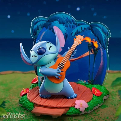 Disney : Lilo & Stitch - Figurine SG Stitch Guitare 10 cm - ABYstyle - Photo 1/4