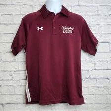 Under Armour Shirt Mens Large Burgandy Polo Yuengling Traditional Lager Logo