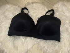 Wacoal Softly Styled Wire Free T-Shirt Bra Lined Lace Womens 38DDD Black 856301