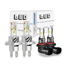 For Toyota RAV4 2001 2002 2003 2004 2005 LED Headlight High/Low Fog Light Bulbs